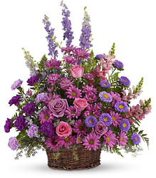 Gracious Lavender Basket from Brennan's Florist and Fine Gifts in Jersey City